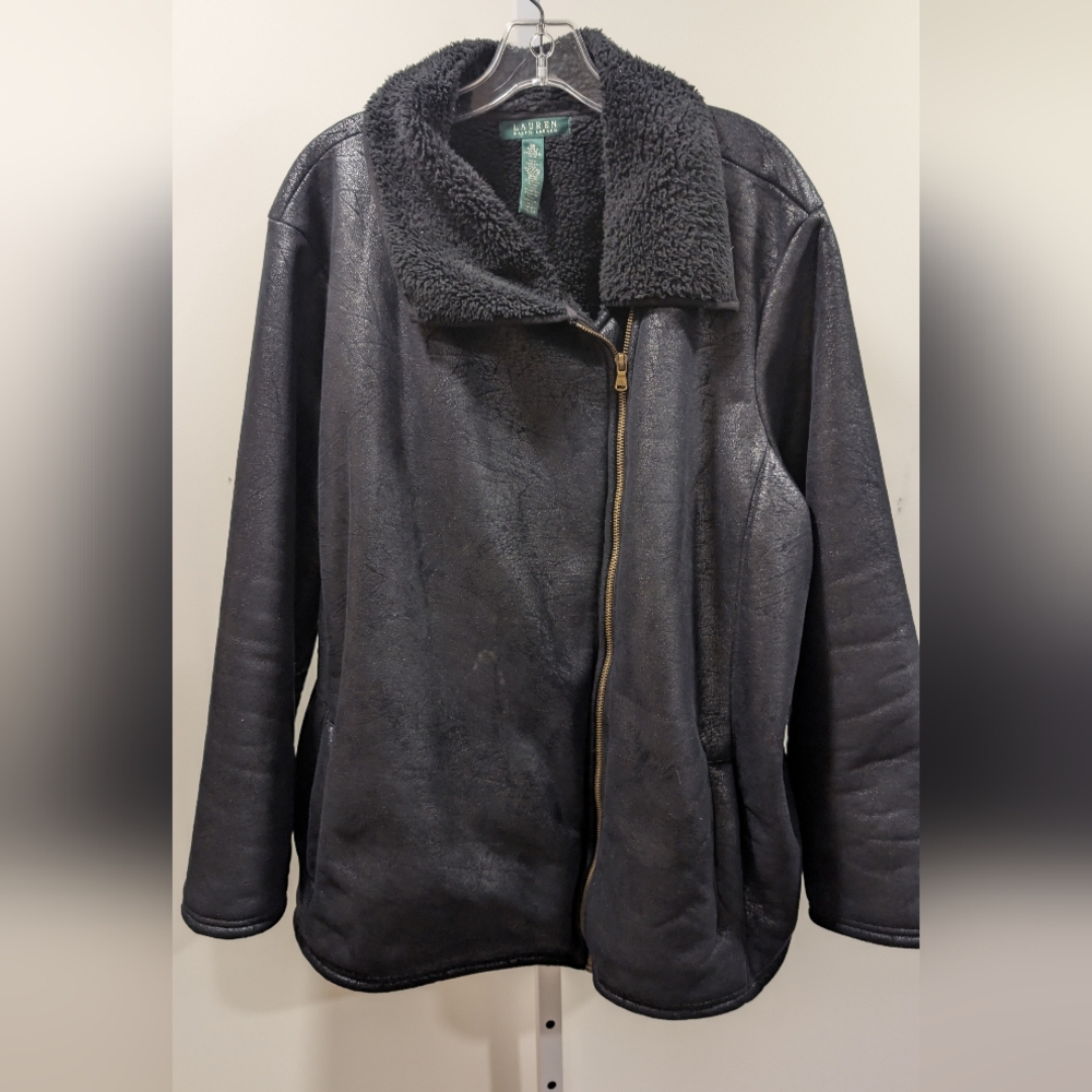 Ralph Lauren Black Teddy Jacket